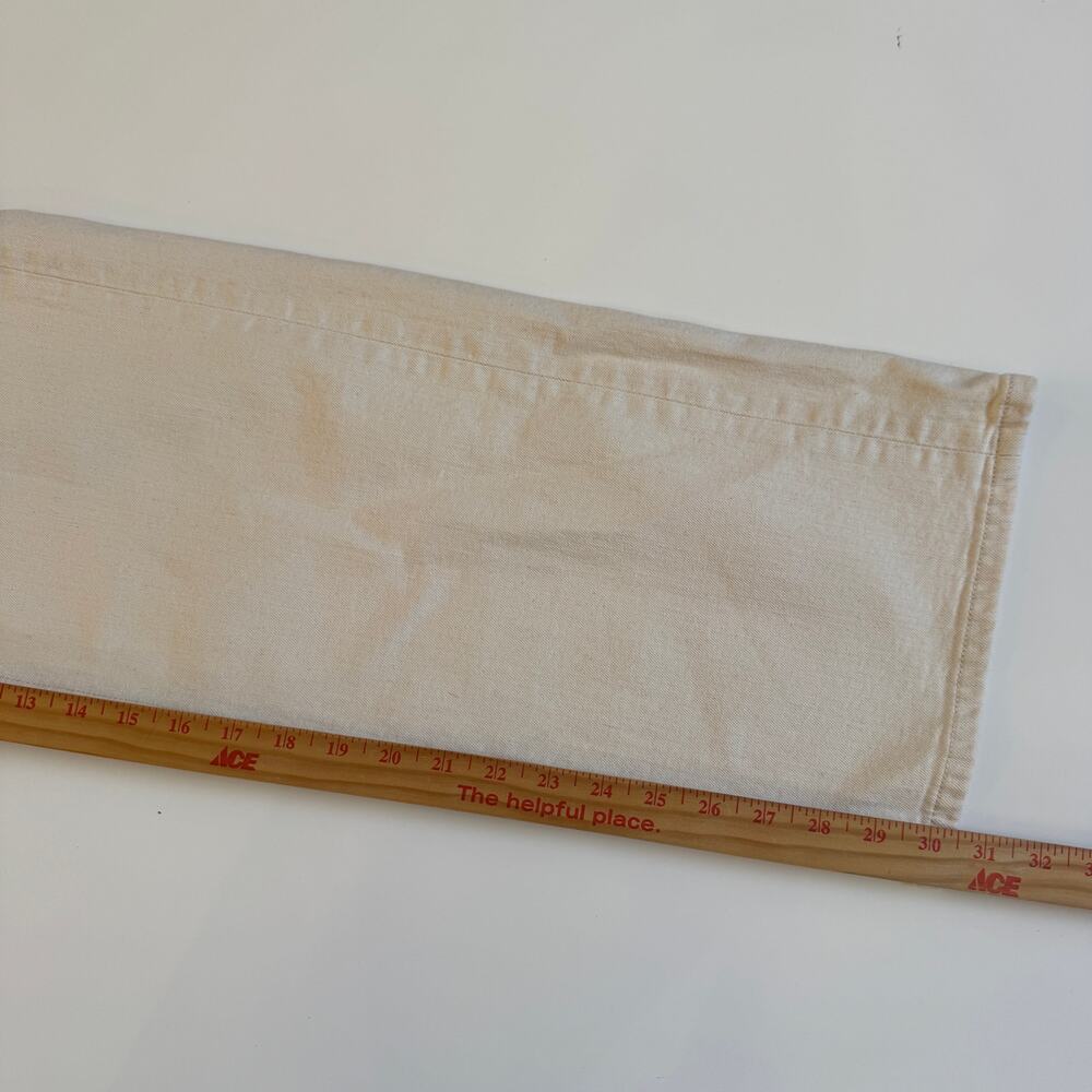 AYR‎ The Secret Sauce Straight Leg Pants Size 30 Cream Jeans Off White Denim EUC - Picture 12 of 16
